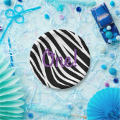 Wild One 1st Birthday Party Safari Papieren Bordje (Feest)