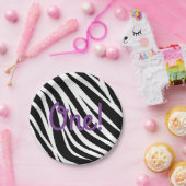 Wild One 1st Birthday Party Safari Papieren Bordje (Feest)