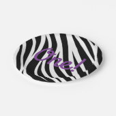 Wild One 1st Birthday Party Safari Papieren Bordje (Gekanteld)