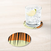 Wild One 1st Birthday Party Safari Ronde Kartonnen Onderzetter (Insitu)