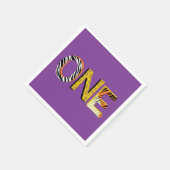 Wild One 1st Birthday Party Safari Servet (Hoek)