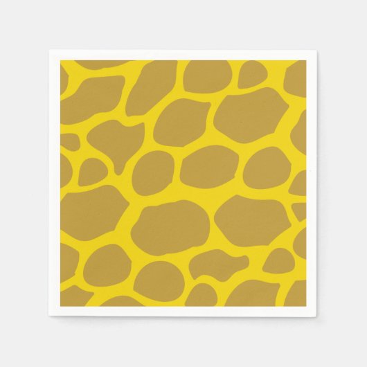 Wild One 1st Birthday Party Safari Servet (Voorkant)