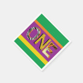 Wild One 1st Birthday Party Safari Servet (Hoek)