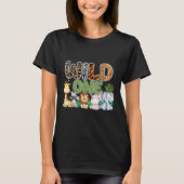Wild One 1st Birthday Safari Family Matching T-shirt (Voorkant)