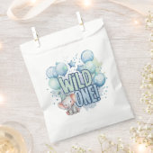 Wild One 1st Birthday Waterverf Bedankzakje (Geknipt)