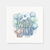 Wild One 1st Birthday Waterverf