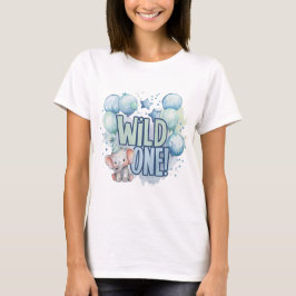Wild One 1st Birthday Waterverf T-shirt