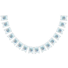 Wild One 1st Birthday Waterverf Vlaggetjes