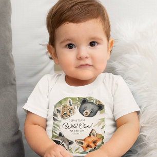 Wild One 1st Birthday Woodland Animal