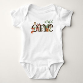 Wild One 1st Birthday Woodland Animals T shirt