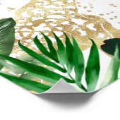 Wild One 1st Oerwoud Safari Birthday Welkom Poster (Hoek)