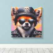 WILD ONE 5 CANVAS AFDRUK (Insitu (Houten vloer))