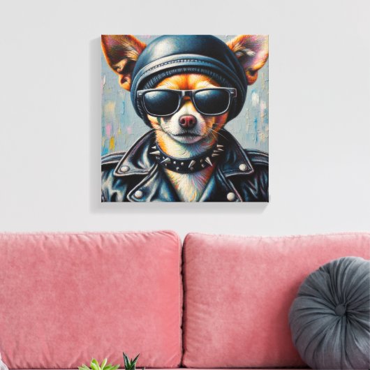 WILD ONE 7 CANVAS AFDRUK (Insitu (Woonkamer))