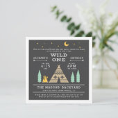 Wild One | Achtertuin BBQ & Movie Birthday Kaart (Staand voorkant)