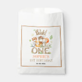 Wild One Animal 1st Birthday Party | Safari Jungle Bedankzakje (Voorkant)