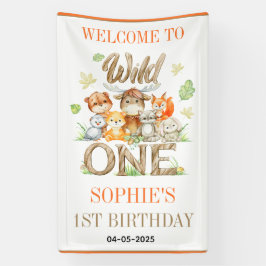 Wild One Animal 1st Birthday Party | Safari Jungle Spandoek