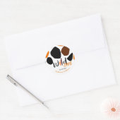 Wild One Animal Pattern Modern Birthday Sticker (Envelop)