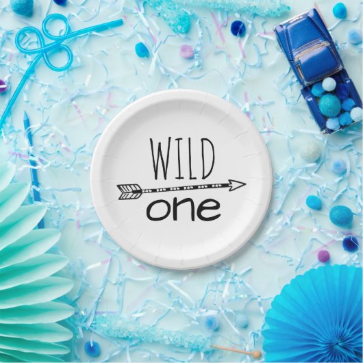 Wild One Arrow eerste verjaardagspapier Bord (Feest)