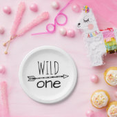 Wild One Arrow eerste verjaardagspapier Bord (Feest)