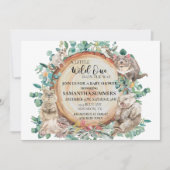 Wild One Australian Animal Cute Baby shower Kaart (Voorkant)