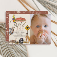 Wild One Australian Animals Foto 1e verjaardag