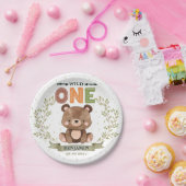 Wild One Baby Beer 1st Birthday Paper Bord (Feest)