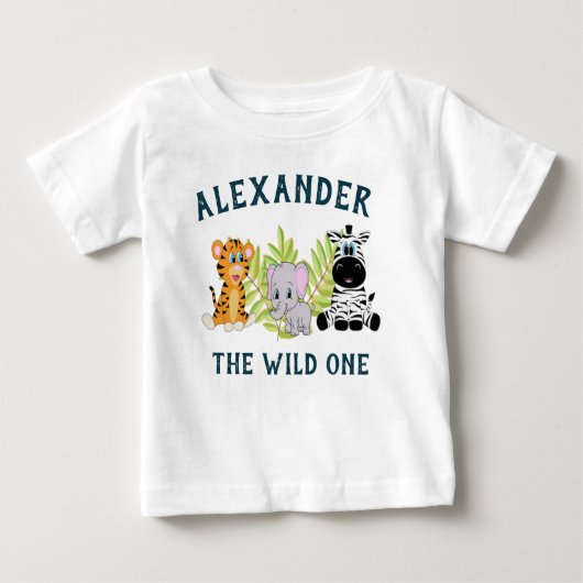 Wild One Baby Boy Tshirt (Voorkant)