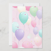 Wild One Baby Flamingo 1e Verjaardag Kaart (Achterkant)