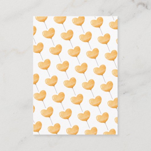 Wild One Baby Meisje Eerste Verjaardag Informatiekaartje (Achterkant)