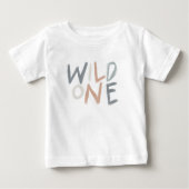 Wild One Baby-ontwerp in aardse tinten (Voorkant)