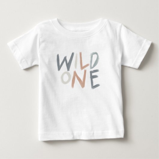 Wild One Baby-ontwerp in aardse tinten (Voorkant)