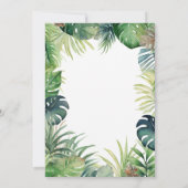 Wild One Baby shower Invitation Kaart (Achterkant)