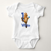 Wild One Baby Tiger 1st Birthday Bodysuit (Voorkant)