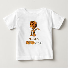 Wild One Baby Tiger Safari Eerste Verjaardag