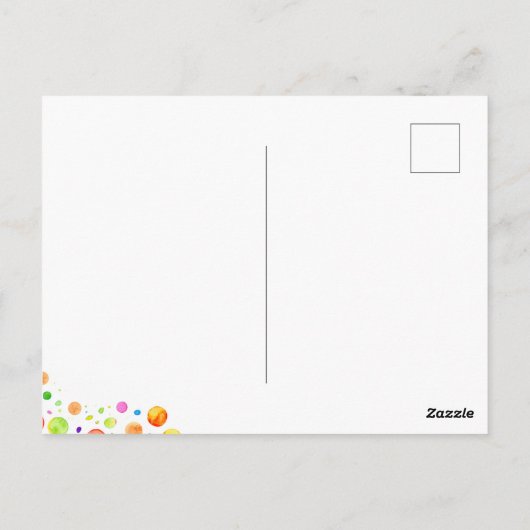 Wild ONE Baby's 1e Verjaardag met Tijger & Bubbels Briefkaart (Achterkant)