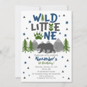 Wild One Beer 1st Birthday Uitnodiging (Voorkant)