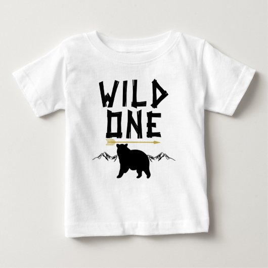 Wild One Beer Arrow 1st Birthday Shirt (Voorkant)