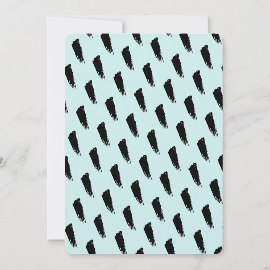 Wild One Beer Boy Blauwgroen 1e verjaardag Kaart (Achterkant)