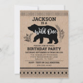 Wild One Beer eerste verjaardag Kaart (Voorkant)