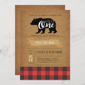 Wild One-Beer | Eerste verjaardagsfeestje uitnodig Kaart (Voorkant / Achterkant)