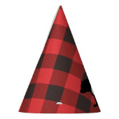 Wild One-Beer | Flanel eerste verjaardag Feesthoedjes (Links)