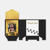 Wild ONE {Beer}Goudfolie 1e Verjaardag|Foto Bedankdoosjes (Uitgevouwen)