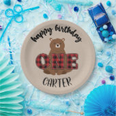 Wild ONE Beer Happy First Birthday Party Papieren Bordje (Feest)