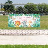 Wild One Birthday banner backdrop (Insitu)