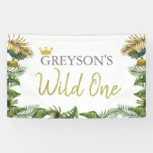Wild One Birthday Banner - First Birthday Decor (Horizontaal)