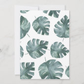 Wild One Birthday Boy Invitation Kaart (Achterkant)