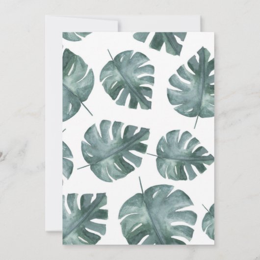 Wild One Birthday Boy Invitation Kaart (Achterkant)