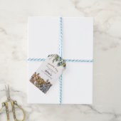 Wild One Birthday Boy Safari Animals Bedankt Gi Cadeaulabel (Met Touw)