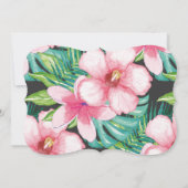 Wild One Birthday Invitation Oerwoud Animals Party Kaart (Achterkant)