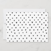 Wild One Birthday Invitation Oerwoud Animals Party Kaart (Achterkant)